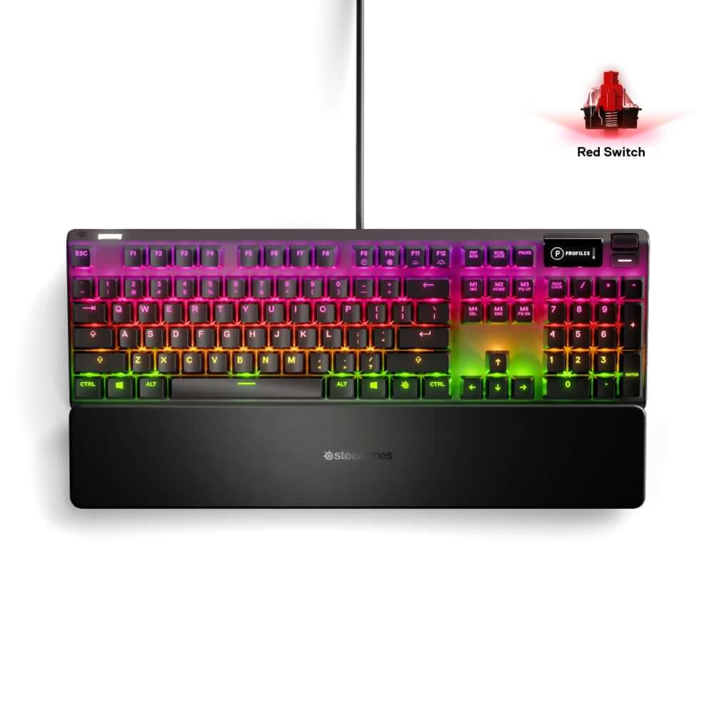 คีย์บอร์ดเกมมิ่ง SteelSeries Apex 7 Red Switch_0